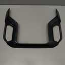 JeCar for Silverado Carbon Fiber Interior Center Console Dash Panel Trim Cover Trim for 2022 2023 2024 Chevrolet Chevy Silverado 1500 (1pcs)