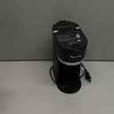 Horavie Mini Single Serve Coffee Maker for K Cup and Ground Coffee, Fast Brew One Cup Coffee Machine with Descaling Reminder and Water Window, 6 to 12 oz. Brew Sizes, Black (9.45 Inches)