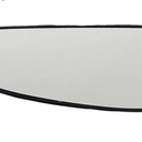 Spieg Driver Side Long Arm Mirror Lower Glass Replacement for Ram Promaster 2014-2022 Heated with Backing Plate | Left Side View Mirror Lower Glass Compatible with OE 5MD19JXWAA