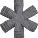 KITLAB Pot and Pan Protectors, Extra Thick Pan Protectors for Stacking, Set of 12 and 4 Different Sizes, Pan Separators for Stacking