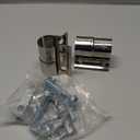 2.5 Inch Exhaust Clamps 2 Packs,2 1/2in Lap Joint Band Clamp 304 Stainless Steel for Muffler Pipe Repair