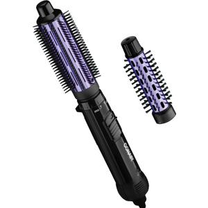 Conair 2-in-1 Hot Air Curling Combo, Includes 1.5-inch Curl Brush and 1-inch Aluminum Bristle Brush