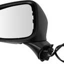 TRQ Left Mirror with Heat with Blind Spot Indicator Drivers Side Compatible with 2017-2021 Mazda 6 MA1320219