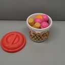 JoyCat Ice Cream Preschool Learning Activities Counting and Color Sorting Set Stacking Toy for Kids 1-5, Educational Fine Motor Skill Math Manipulative, 30PCS Play Food for Girl Toddler Valentine Gift