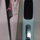 Go Brush Pro, 2026 Cordless Hair Straightener Brush 3 Adjustable Temperature Portable USB Charging Straightener Suitable for All Hair Types (Blue)