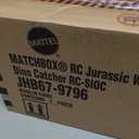 Matchbox RC Jurassic World Toy Truck, Remote-Control Battery-Operated Vehicle with Dinosaur Figure, Dino Catcher RC & Capture Cage for Transport