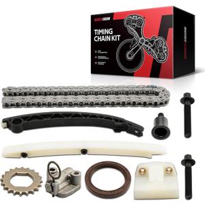 Torchbeam Timing Chain Kit 1.4L Turbo, Compatible with Chevy Cruze 2011-2015, Buick Encore 2013-2019, GMC Terrain 2010-2017 (OE# 22HP47N, TK343)