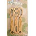 Pack of 2 Little Kids Eco Fubbles Bamboo Bubble Wand 3pk Organic & Green Toys for Ages 3-8 Years Old 