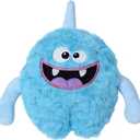 Plush Squeaky Dog Toy, Crinkle Stuffed Dog Toy Keep Them Busy Tug of War Birthday Dog Chew Toy for Small Medium Large Dogs (Light Blue)
