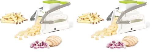 Starfrit Pro Fry Cutter & Cuber - 3-in-1 - Homemade French Fries, Slices and Diced Cubes Potato & Vegetable (Pack of 1)
