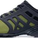 Men's Trail Running Shoes Fashion Hiking Walking Sneaker Lightweight Tennis Cross Training Shoes Size 7-12 (11, Blackgreen)