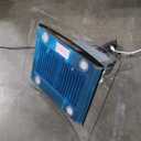 Island Range Hood 30 Inch 700 CFM Ceiling Mount Kitchen Vent Hood Tempered Glass with Color Gesture Sensing & Touch Control, 3 Speed Fan, 4 LED Lights, Permanent Filters