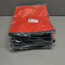 6 x Christmas Gift Wrapping Paper Organizer Storage Bags,Plastic Container for Holiday Supplies & Accessories, Gift Bag Organizer, Under Bed Wrapping Paper Storage (Red)