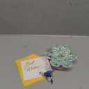 Movdyka Crystal Figurine Lotus Flower Decor Blue Hummingbird Gifts for Women Glass Ornaments Sparkle Crysta Reflection Lotus Flower Glass Home Decor