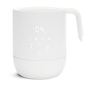 Munchkin Precision Baby Bottle Warmer for Breastmilk, Formula, Food Jars, and Sterilizing Small Parts - Compatible with All Bottle Brands, Glass, Silicone & Plastic, Digital Display, White (Plug-in)