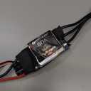 Flycolor 60A ESC 3-6S Electric Speed Controller 5v /6V/7.4V 5A BEC with XT60 & 3.5mm Bullet Plugs for RC Drone Airplane Brushless Motors