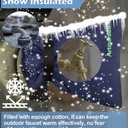 3 x Outdoor Faucet Covers for Cold Winter, Outside Insulated Water Hose Bib Sock Protector, Blue (2 Pack)