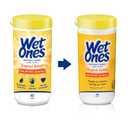 Wet Ones Antibacterial Hand Wipes, Tropical Splash Wipes, Antibacterial Wipes, Hand Sanitizer Wipes, Wet Ones Wipes, 40ct Canister (6 pack)