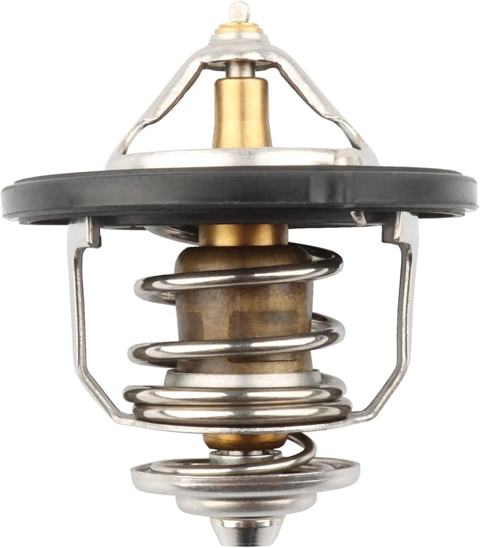Thermostat 25500-23010 Compatible with Hyundai Kia - 1996-2012 Elantra, 2009-2014 Sonata, Compatible with Sportage 2005-2016, and More Accent Santa Fe Sport Tiburon Tucson Forte Optima Rio Spectra