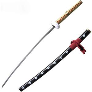 41 inches Stainless Steel Zoro Katana Real Metal Anime Cosplay Sword,Yama Enma/Trafalgar Law/Luffy Kitetsu/Shusui/Wado Ichimonji
