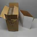 Calenzana 8x6x6 Shipping Boxes Set of 40, White Corrugated Cardboard Box for Mailing Packing Gifts Small Business