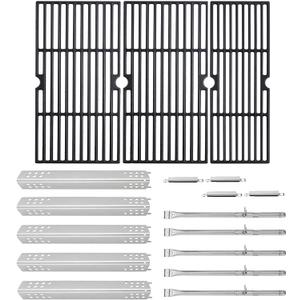 463347519 463347518 Grill Grates Heat Tent Replacement Parts for Charbroil 5 Burner 463243518 463275517 463275717 463373019 G470-0003-W1 Cooking Grids Heat Plates Burner Char-Broil Performance Parts