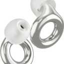 Loop Experience 2 Ear Plugs  Stylish Certified Hearing Protection for Concerts & Festivals, Live Events, Musicians, Sports, DJs and Nightlife  17dB Noise Reduction Earplugs (High-Fidelity) (Silver)