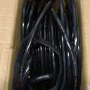 16/3 10A 125V 1250W 100 Ft Outdoor Extension Cord Waterproof, Weatherproof & Flame Retardant Black 3 Prong Power Cord Outside for Lawn & Garden, SJTW ETL Listed