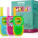 Obuby Toys for 3-12 Year Old Boys Walkie Talkies for Kids 22 Channels 2 Way Radio Gifts Toys with Backlit LCD Flashlight 3 KMs Range Gift Toys for Age 3 up Boy and Girls to Outside , Hiking, Camping