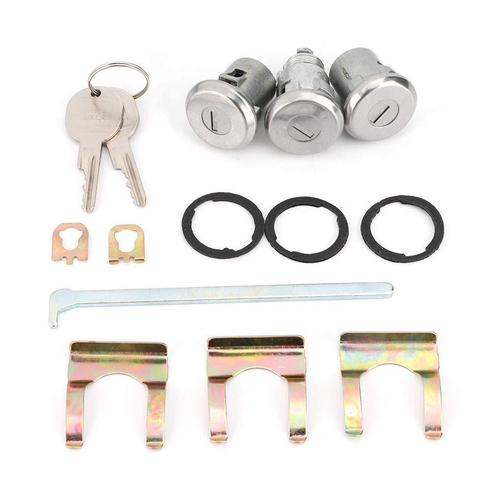 Door&Trunk Lock Set 84-85 Cutlass Lock Kit - Door Trunk Key Cutlass Lock Set Door Trunk Key Kit 654394765282 Replacement