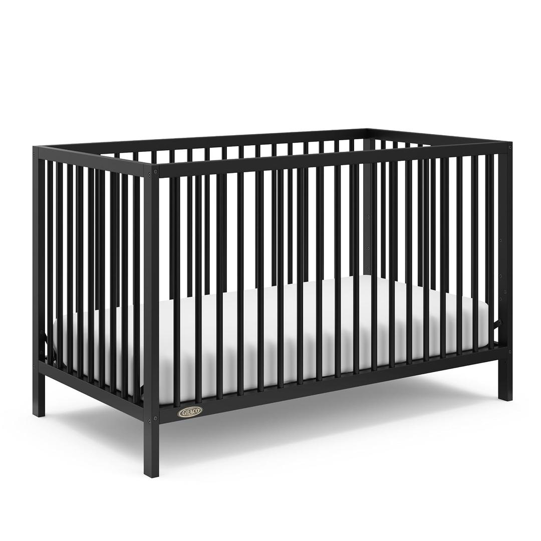 Graco Teddi 5-in-1 Convertible Crib with Drawer, Black
GREENGUARD Gold Certified, Full-Size Nursery Storage Drawer, Baby Crib Converts to Toddler Bed, Daybed and Full-Size Bed