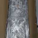 Shower Caddy Hanging Bathroom Organizer: Over Head Adjustable Rack for Tall Showerhead - Extra Large Storage Shelf for Big Shampoo Bottles with Soap Holder (Black)