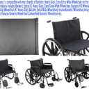28inch Bariatric wheelchair replacement seat,Heavy-Duty wheelchair Seat replacement 28"*20" nylon Upholstery,W/Hardware,for Bariatric Heavy-Duty Extra-Extra-Wide K7 wheelchairs,STDS1M2228(1Ea,Black)