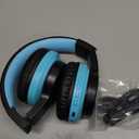 seenda Kids Bluetooth Headphones Boys, Kids Wireless Headphones with 85/94dB Volume Limited, 45H Playtime, 3 Lighting Modes, Built-in Mic, Over Ear Headset with Aux Cord for iPad/Tablet/Travel/School