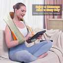 Cordless Neck and Should Massager, Kneading Neck and Back Massager for Pain Relief with Rechargeable Battery, Portable Body Massager (Wireless)