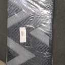 OLANLY Waterproof Outdoor Rug 8x10 ft Clearance, Reversible Outdoor Plastic Straw Rug, RV Mat, Indoor Outdoor Carpet for Patio, Camping, Balcony, Deck, Backyard, Black & Grey