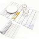RAIN SPIRIT Large Stone Dish Drying Mat for Kitchen Counter, Diatomaceous Earth Quick Dry Stone Drying , Collapsible Dish Mat Dish Pads for Drying 24"16" Marble pattern