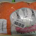 Orange Backdrop Curtains 4 Panels - Wrinkle-Free Polyester Photography Drapes for Baby Shower & Birthday Party - 16 X 10FT