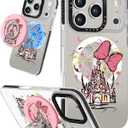 Case for iPhone 17 Pro Max Case Compatible with Magsafe Ring Holder Stand - for Women Castle Design TPU Phone Cover for Girls Girly Funny Fashion