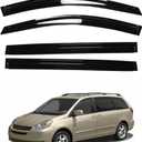 Side Window Vent Visor Rain Deflector Guard Replacement for Sienna 2004 2005 2006 2007 2008 2009