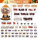 3 x Halloween Bulletin Board Decorations Set- 107 PCS,3 Interchangeable Message Sets, Ghost and Candy for Home School Office Partys,Halloween Classroom Decor