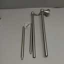 #304 Stainless Steel Double Towel Bar,Optional Different Length Installation (Brushed Nickel - 24 inches, Double Towel bar)