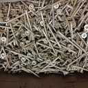 Wensilon #8 * 2" Yellow Zinc Deck Screws 738pcs 5lbs 4.2x50mm