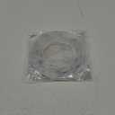 Tondiamo Shower Door Side Seal Glass Translucent Shower Door Side Seal Strip PVC Door Soft Clear Bulb Seal for Gap5/32 x 98.4 Inches)