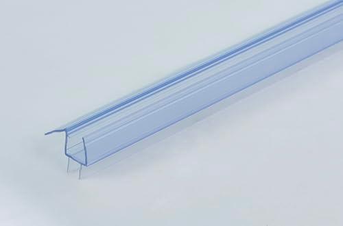 YTTSOYTS Pivot Shower Door Bottom Seal – Stop Shower Leaks and Create a Water Barrier, 36 in., Clear Vinyl (Single Pack) (for 3/8" Glass)