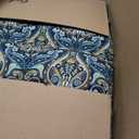 Kigley 2 Pcs Chaise Lounge Cushions 75 x 22 x 5 Inches Soft Waterproof Lounge Chair Cushion Paisley Spring Summer Seasonal Replacement for Outdoor Indoor Home Office Cyan Paisley