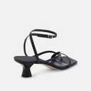 Juliet Holy Womens Strappy Sandals Kitten Heel Open Toe Slingback Ankle Strap Wedding Party Summer Heeled Sandals, Size 8.5