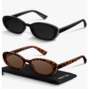miyya Old Money Polarized Oval Sunglasses – 2025 Edition, UV400 Protection, Feather-Light Fit & Trendy Colors