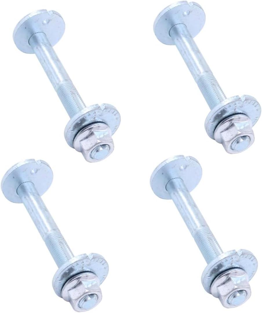 MOTOKU 4Pcs Front Shaft Rear Lower Control Arm Alignment Cam Bolts for Nissan Xterra 2005-2015 Pathfinder 2005-2012 Frontier 2005-2021 Armada 2012-2015 Adjustment Eccentric Bolt