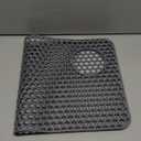 Sink Protector for Kitchen Sink Mat - 28.35"x14.37" Kitchen Sink Pad for Bottom of Sink Protec of Stainless Steel Sink Tableware Farmhouse Rubber Sink Mat Protector with Top Right Drain - Light Gray